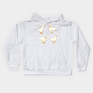 Cute Ducks pack Kids Hoodie